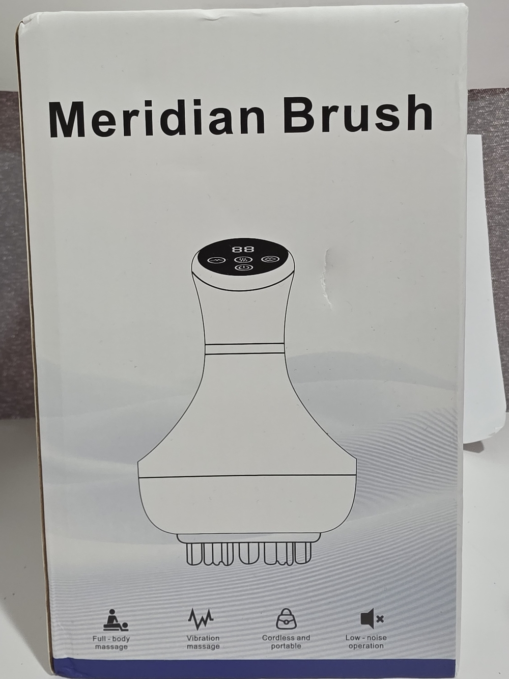 Meridian Brush Cordless Scalp Massager - White